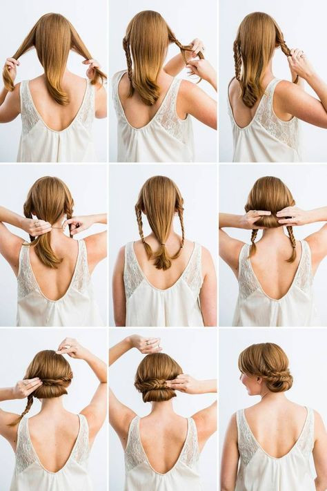 Frisuren Einfach Und Schnell Hochzeitsfrisuren Zum Selbermachen Aus Flechtzöpfen
